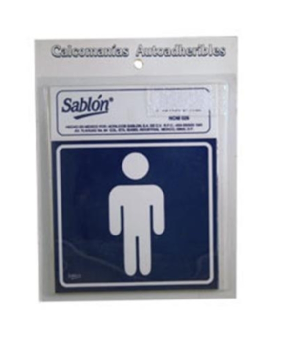 Señalamientos calcomania sablon baño mujeres 12x11 7981