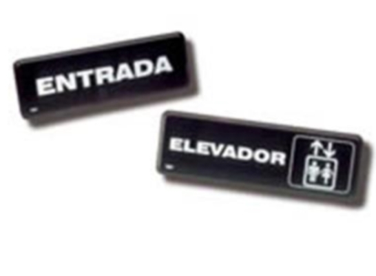 Señalamientos plastico sablon extinguidor 23x7.5 7907