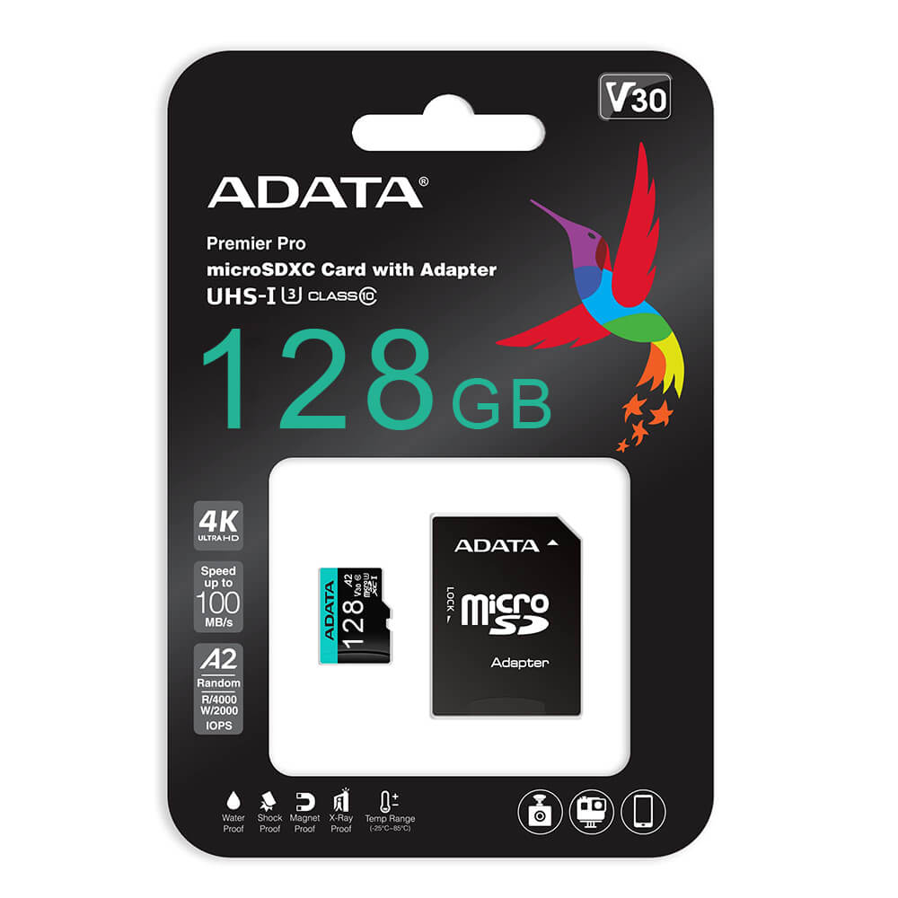 Memoria adata micro sd premier pro sdxc 128gb uhs-i u3