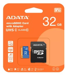 Accesorios para computo memoria adata micro sd 32gb