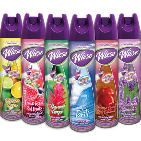 Aromatizantes wiese spray varios aromas 400ml