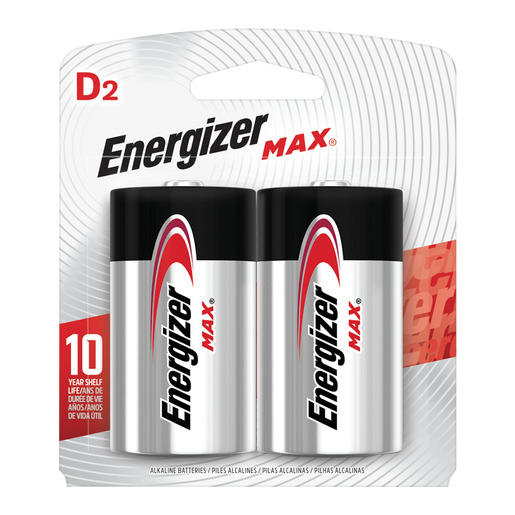 Baterias energizer max d c/2