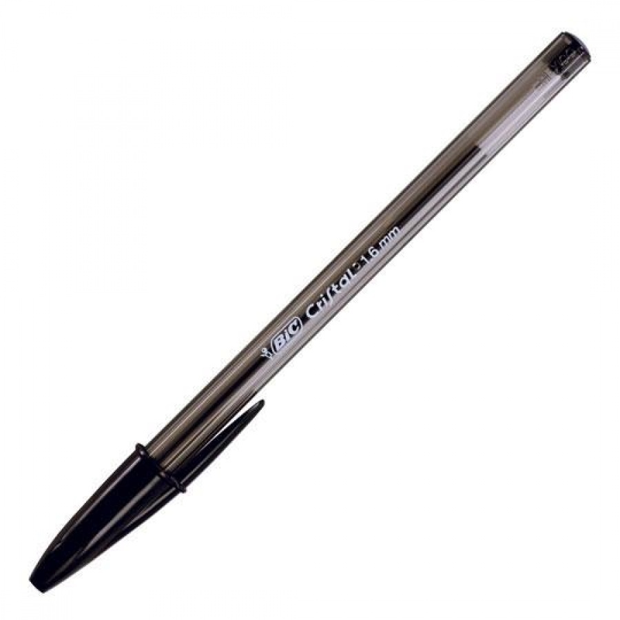 Boligrafos bic crystal bold 1.6 mm  negro