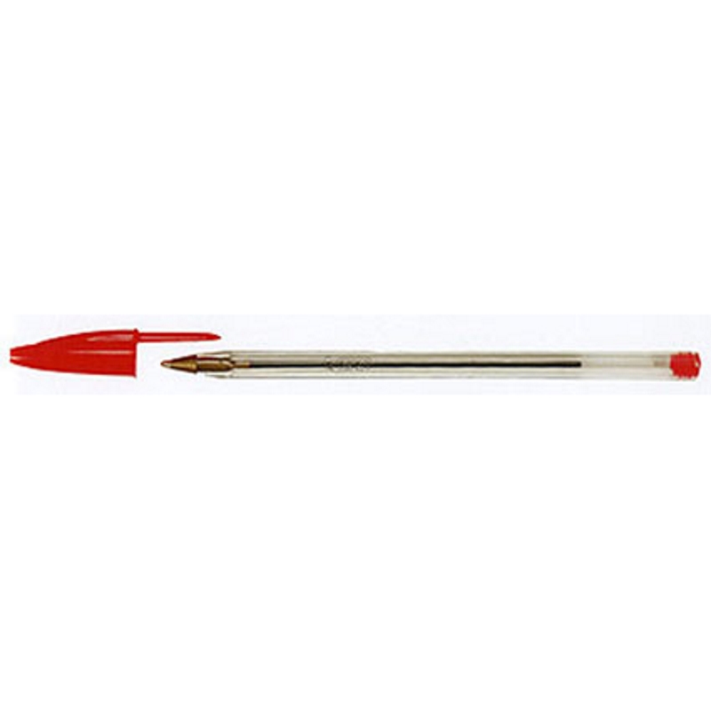 Boligrafos bic crystal bold 1.6 mm  rojo