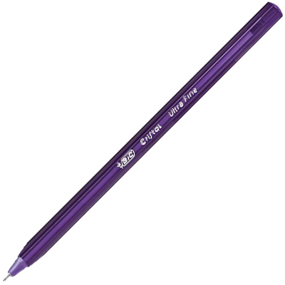 Boligrafos bic cristal precision 0.7mm morado ultrafino