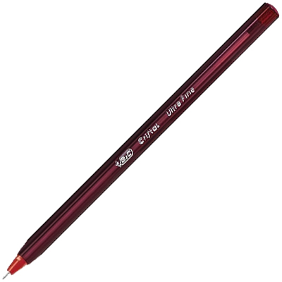 Boligrafos bic cristal precision 0.7mm rojo ultrafino