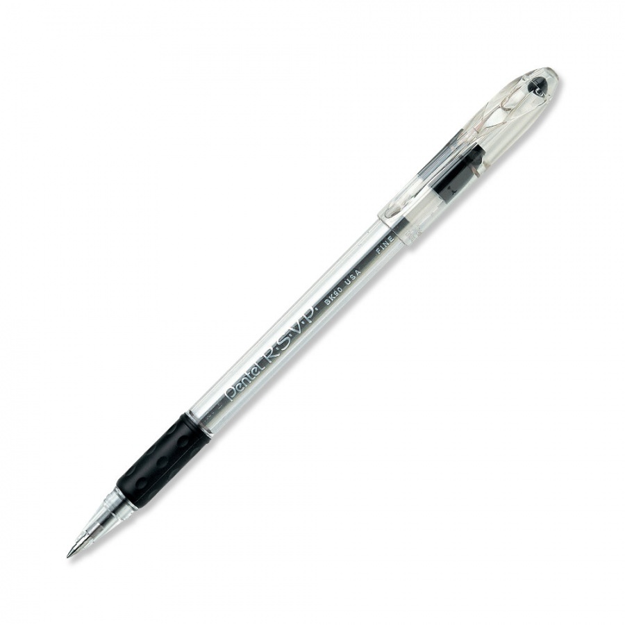 Boligrafos pentel r.s.v.p. punto fino negro