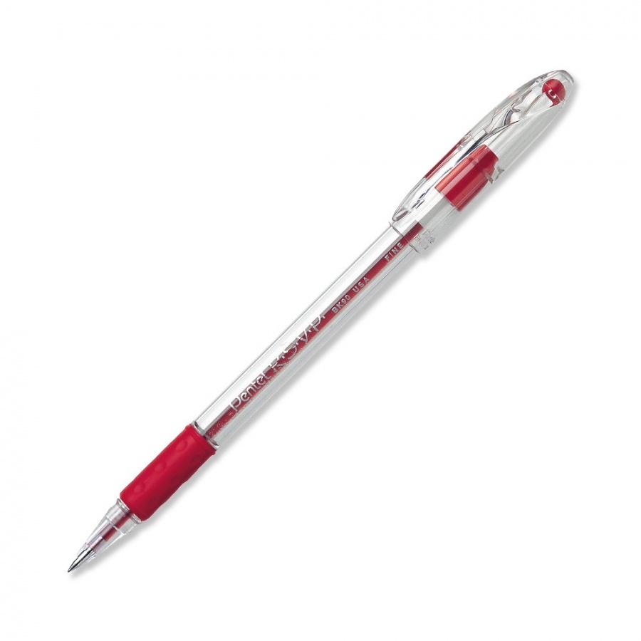 Boligrafos pentel r.s.v.p. punto fino rojo