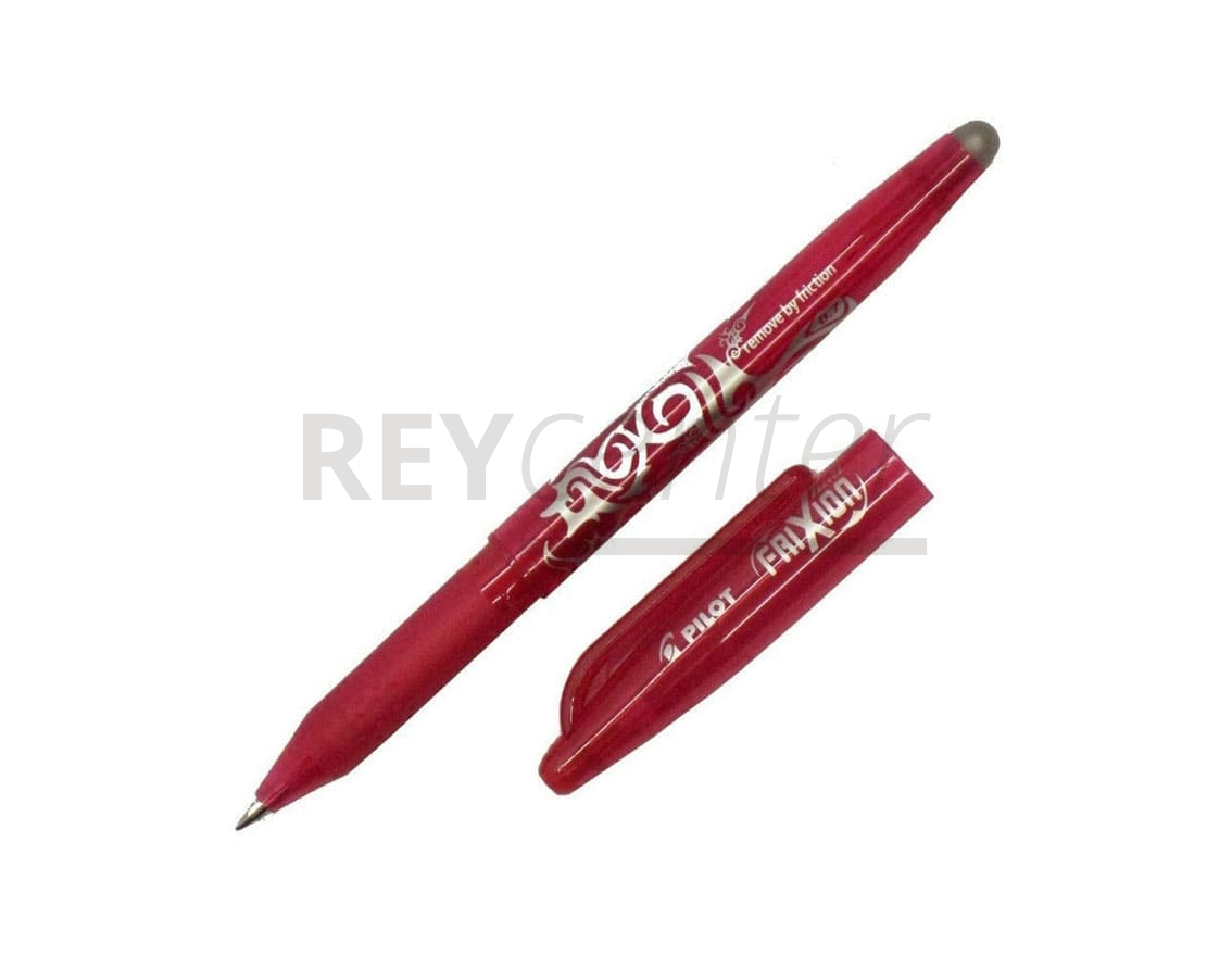 Boligrafos de tinta liquida pilot frixion c/borr. rojo