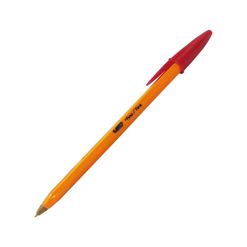 Boligrafos bic f-290 punto fino rojo