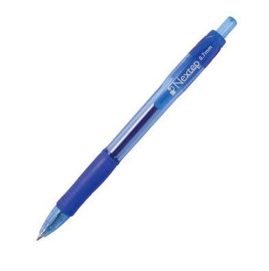 Boligrafo gel nextep retractil 0.7mm azul