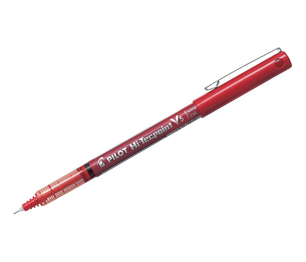 Boligrafos de tinta liquida pilot hi-tecpoint v5 rojo