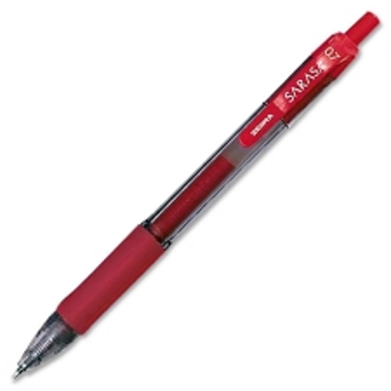 Boligrafos de tinta liquida zebra 8852 sarasa rojo