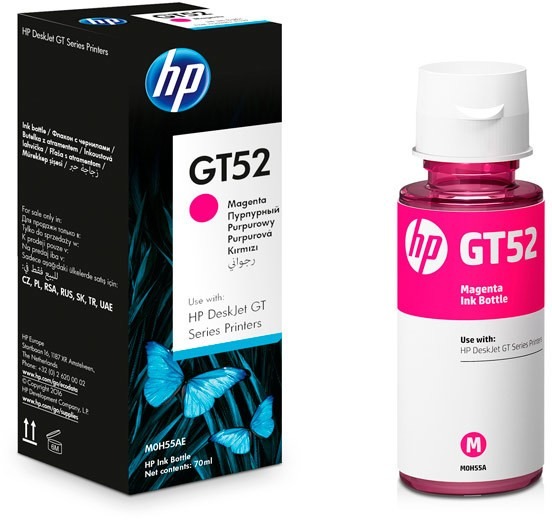 Consumibles hewlett packard moh55al gt52 magenta