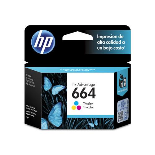 Consumibles hewlett packard f6v28al 664 tricolor