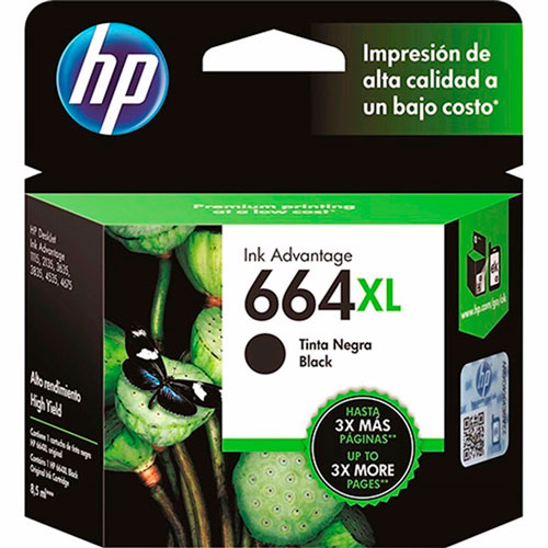 Consumibles hewlett packard 664 xl negro