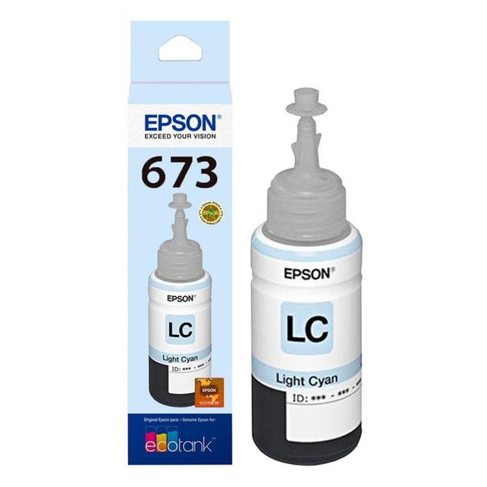 Consumibles epson t673520 cyan ligth l800