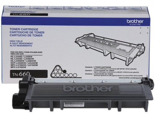 Consumible compatible brother tn-660 negro