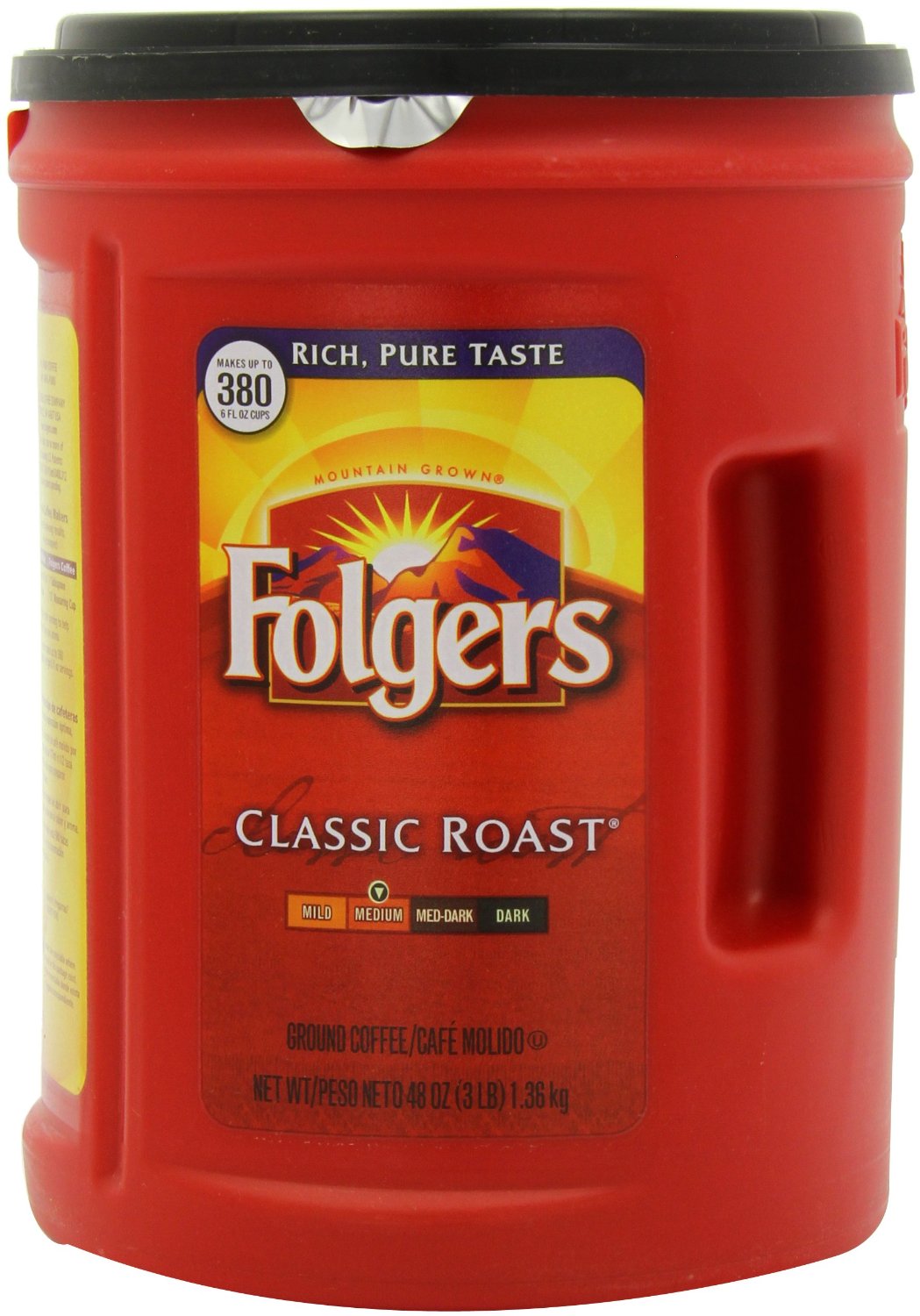 Cafe folgers classic roast 43.5 oz medium