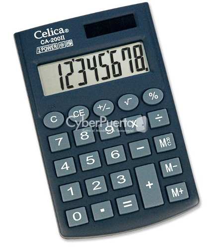 Calculadoras celica ca-200s bolsillo 8 digitos