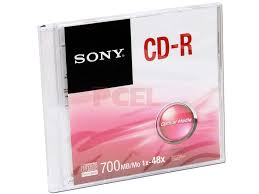 Discos compactos sony cd-r grabable 700mb 80 min