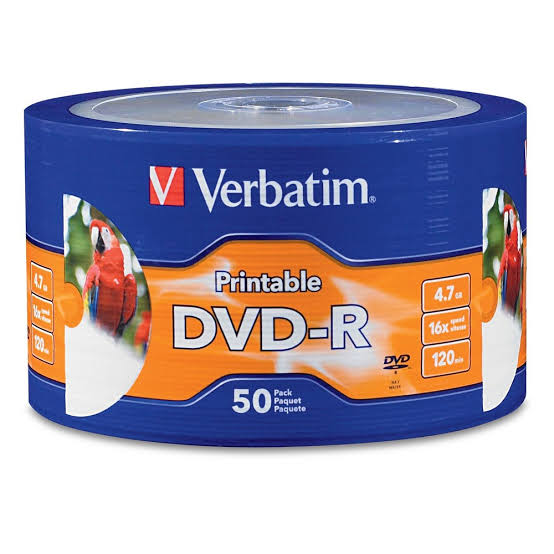 Discos compactos verbatim dvd+r 4.7gb torre c/50