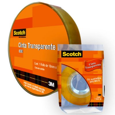 Cintas adhesivas 3m transparente boop 18x65