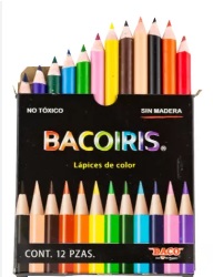 Colores bacoiris cortos c/12