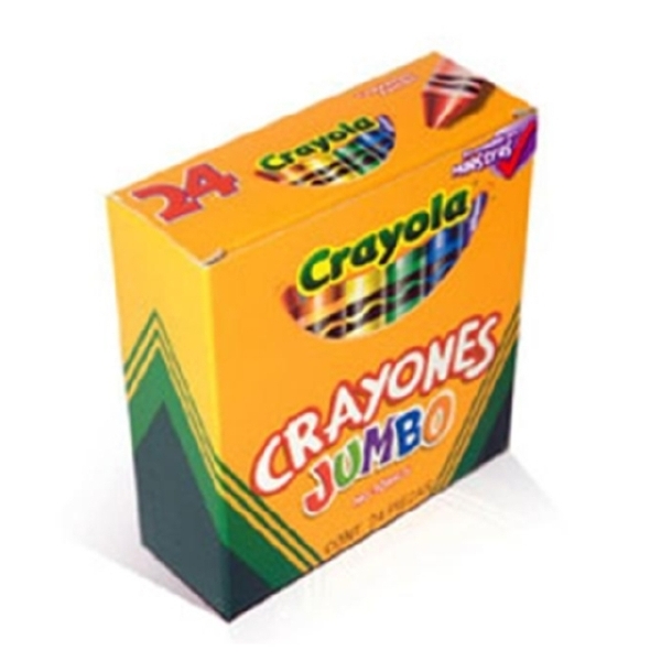 Colores de cera crayola jumbo c/24