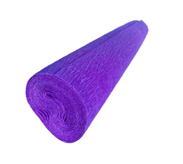 Crepe pinguino papel crepe morado