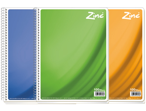 Cuadernos profesional escolar raya zinc  100 hjs