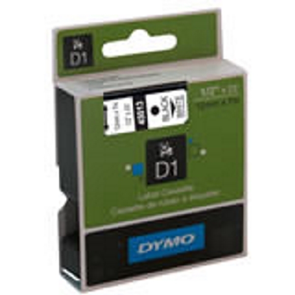 Cintas p/demo dymo 45013 negro/blanco 12mm