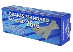 Grapas fifa 26/6 standar marvel c/5000