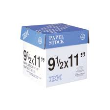 Papeles p/impresora pcm ibm 9 1/2x11 1/t blanco c/3000 hjs