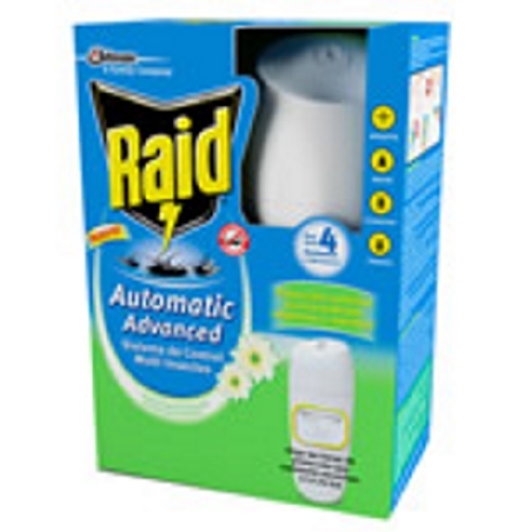 Insecticidas raid spray automatico