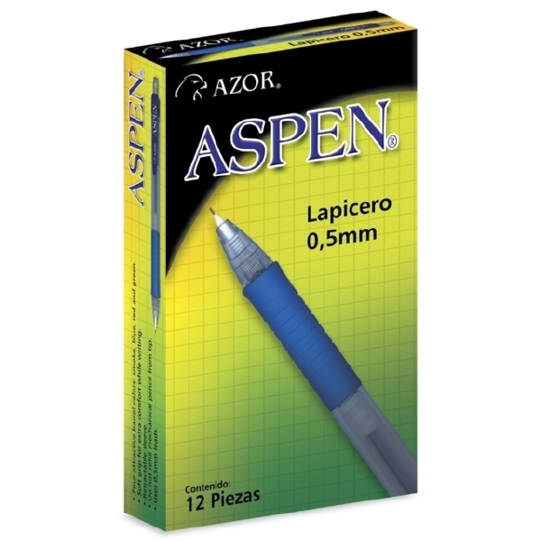 Lapiceros azor aspen 0.5mm