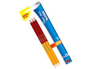 Lapices papermate verithin rojo grafito duo