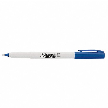 Marcador permanente sharpie ultra fino azul