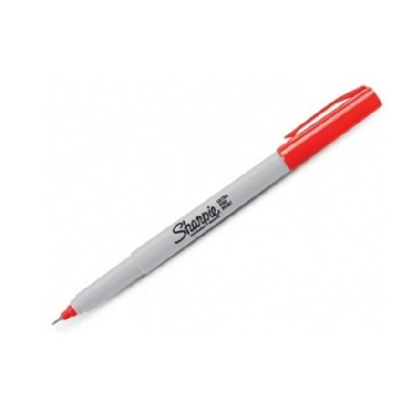 Marcador permanente sharpie ultra fino rojo