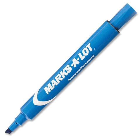 Marcadores permanentes avery marks-a-lot azul grande