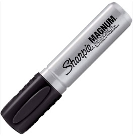 Marcador permanente sharpie magnum negro 44001