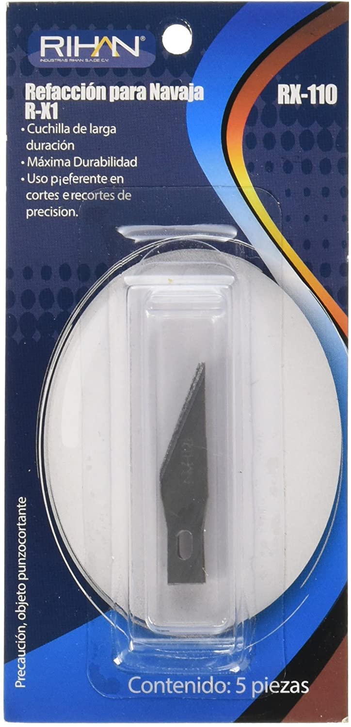 Navajas para cutter de precision rhian c/5 pzs