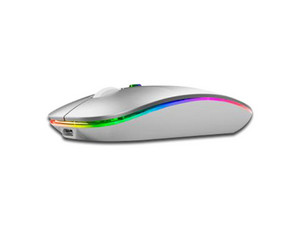 Mouse nextep 412 plata recargable inalambrico