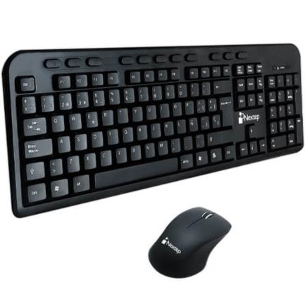 Combo teclado y mouse nextep usb inalambrico ne-415