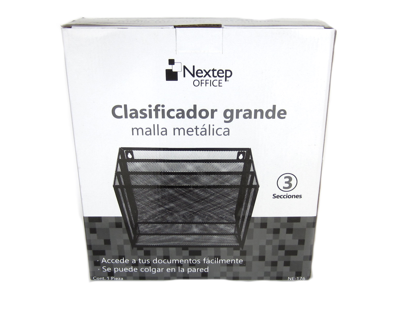 Clasificador nextep  malla metalica 3 niveles gde