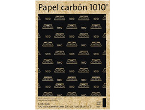 Papel carbon pelikan t/carta  negro c/100 hjs.