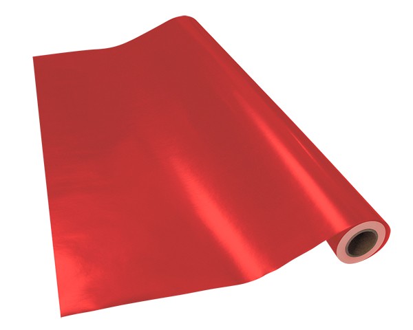 Papel metalico unifoil rollo .60x25 mts. rojo