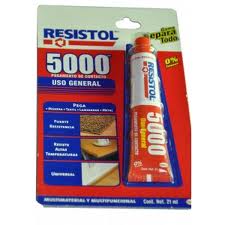 Pegamentos resistol 5000 contacto tubo de 21 ml