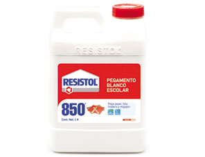 Pegamentos resistol 850 blanco 1 kg.