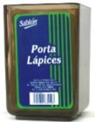 Porta lapiz sablon sencillo color humo